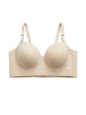 NWOT | Sand Full Coverage Longline Smoothing Underwire Bra Back Support | 40C